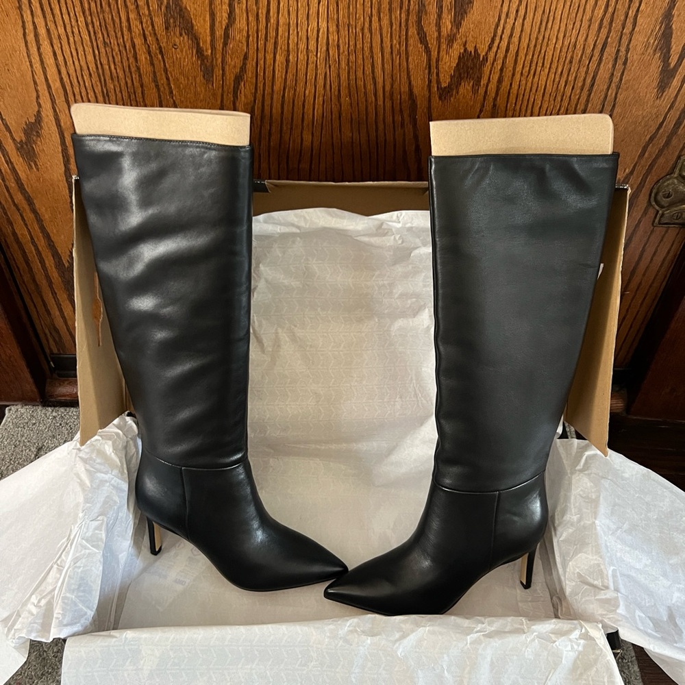 NIB Marc Fisher LTD Gerorgiey Black Boots size 6